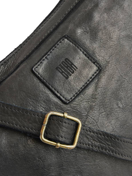Cross Body Tas Heritage Leder Biba Zwart heritage BT16 ander zicht 2